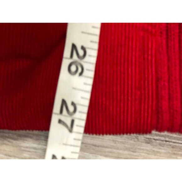 Vintage St Johns Bay Women’s Size Large Red Corduroy Vest - Picture 4 of 5